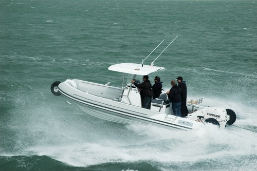 The Smuggler Strata 770 powered by Sealegs technology debuts at the Auckland On Water Boat Show, 27-30 Sept - Auckland On Water Boat Show © Smuggler Marine